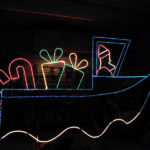 Santa Fishing Boat